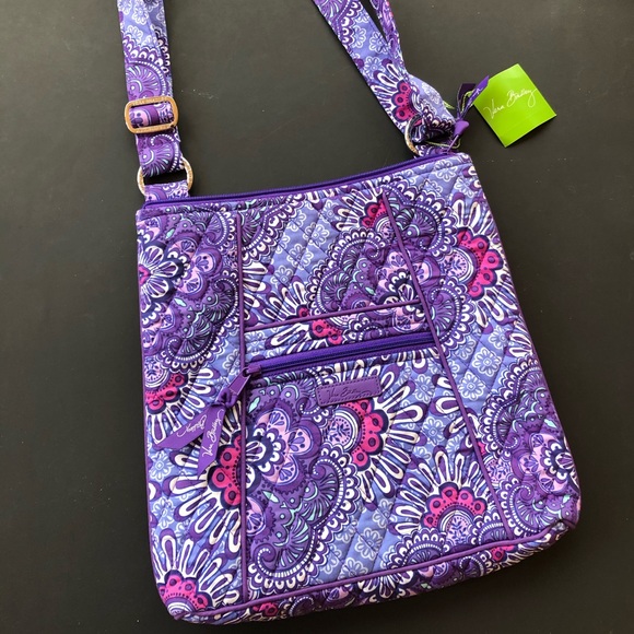 Vera Bradley Handbags - Vera Bradley Hipster Lilac Tapestry Wallet Combo